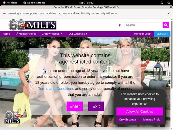 60 Plus MILFs Member Account
