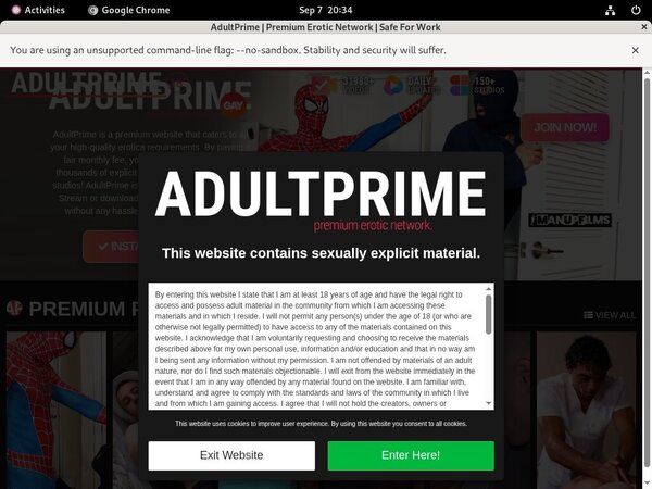 Adult-prime.com Free Trial Acc