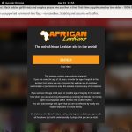 African Lesbians Passwords Blog