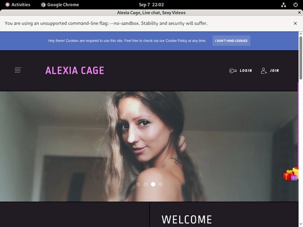Alexia Cage Com Paypal