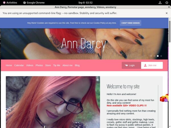 Ann Darcy User Pass