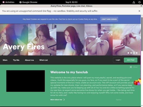 Avery Fires Free Scene