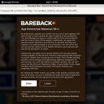 Bareback Plus Free Trial Member