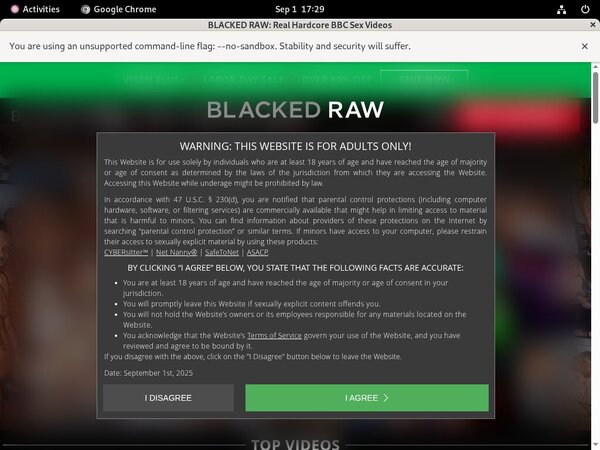 Blacked Raw Trial Access