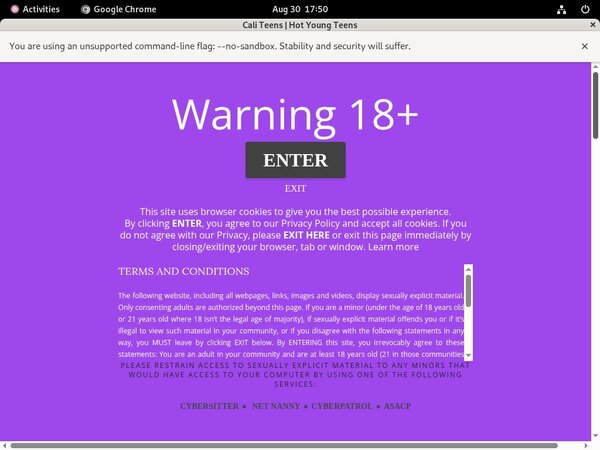 Caliteens.com Mit Sofort