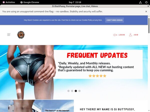 DJ ButtPussy Payment