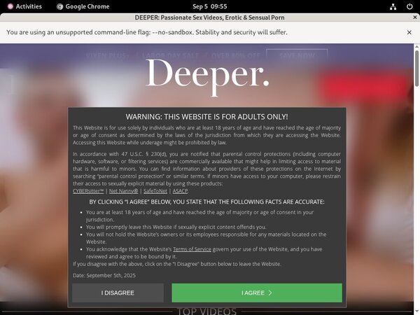 Deeper Sign Up Link