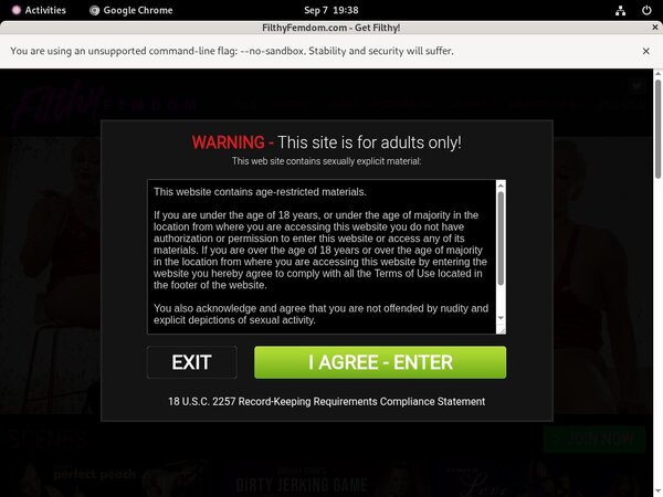 Filthy Femdom Payment Page