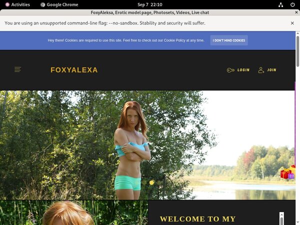 FoxyAleksa With Paypal Account