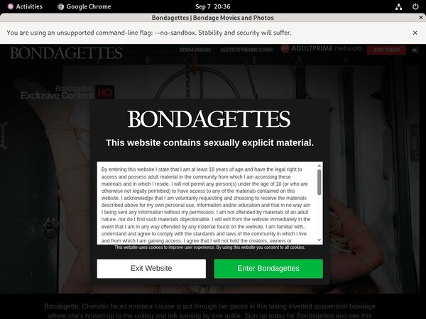 Free Bondagettes.com Username And Password