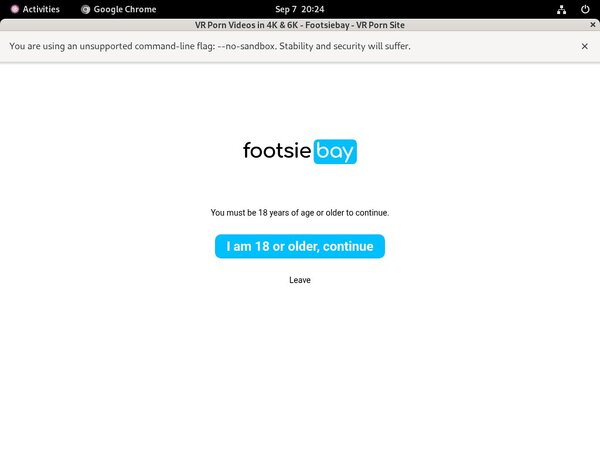 Free Footsiebay.com Day Trial