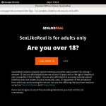 Free Sexlikereal.com Accs