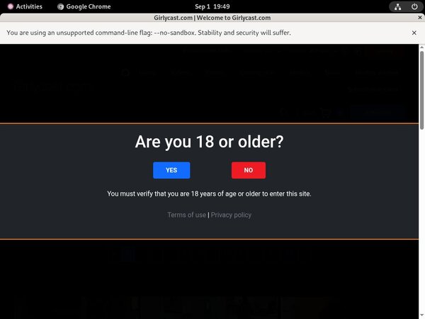 Girlycastshop.com Free Account Login