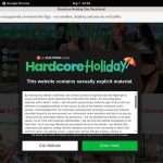 Hardcore Holiday With European Credit Card