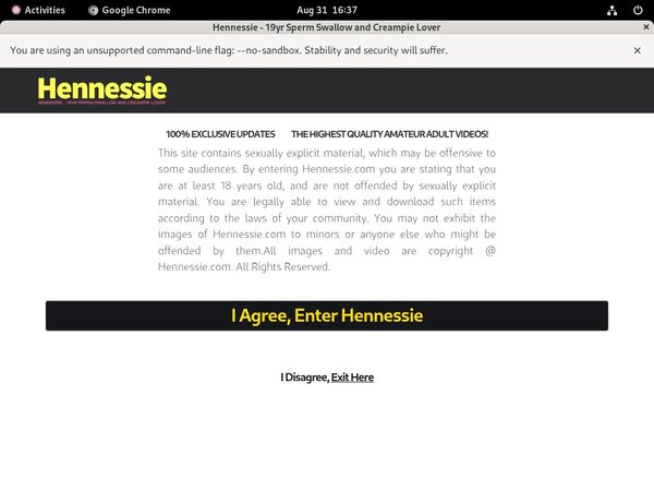 Hennessie Discount Urls