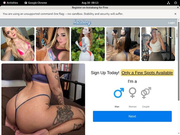 Instabang Bug Me Not