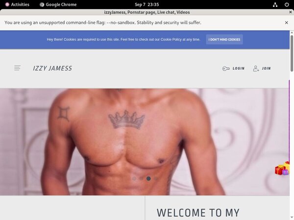 Izzyjamess.modelcentro.com Clips For Sale