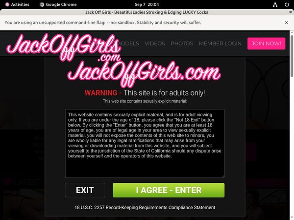 Jack Off Girls Update
