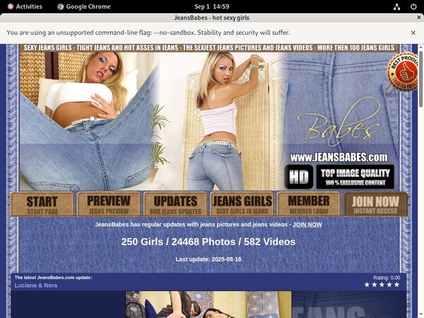 Jeans Babes Discount Logins