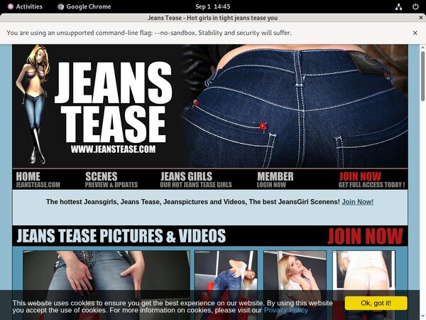 Jeans Tease Free Password
