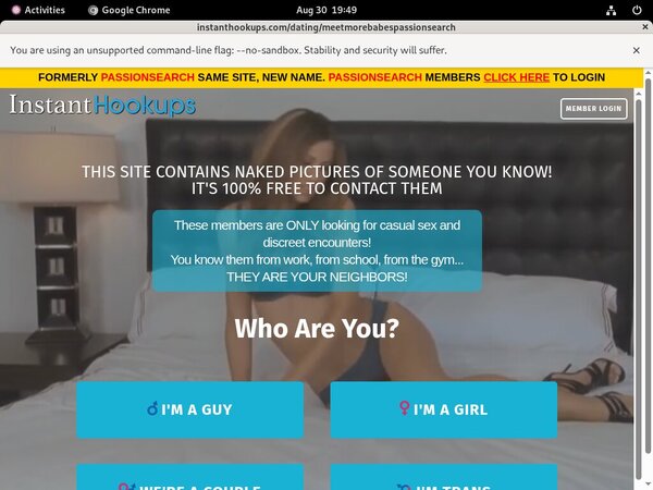 Join Instanthookups.com Free