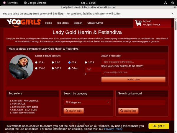 Lady Gold Fetishdiva Free Pictures