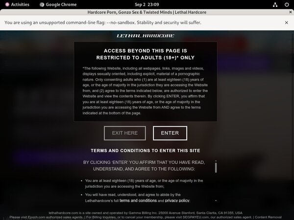 Lethalhardcore Member Sign Up
