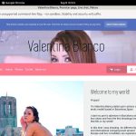 Login Valentina Bianco Free Trial