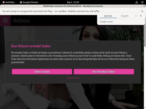 MeliDeluxe Account Login