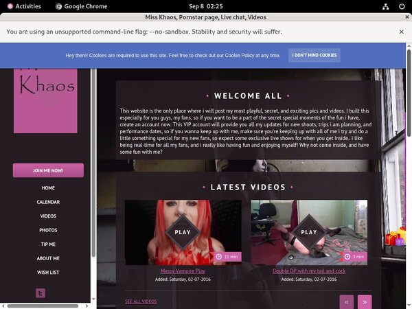 Miss Khaos Free Porn