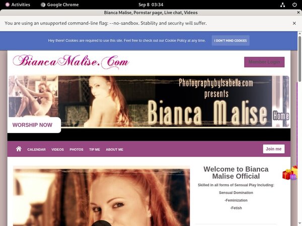 New Biancamalise.modelcentro.com Site Rip