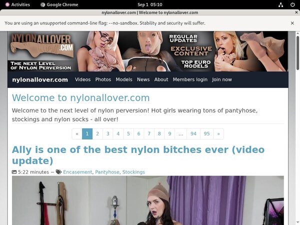 Nylonallover Discount Monthly