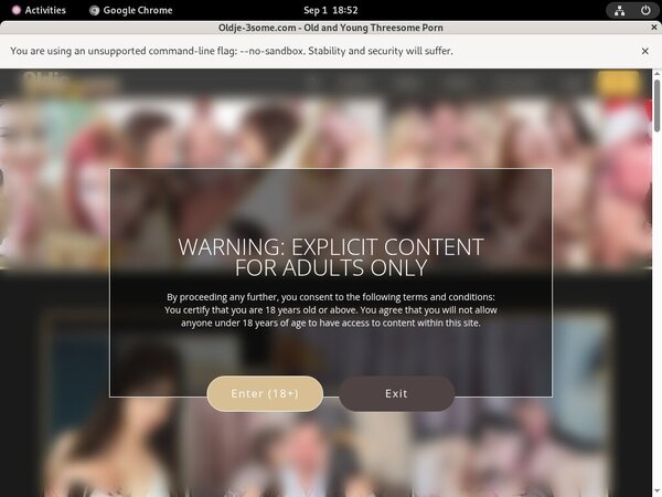 Oldje 3Some Free Login Account
