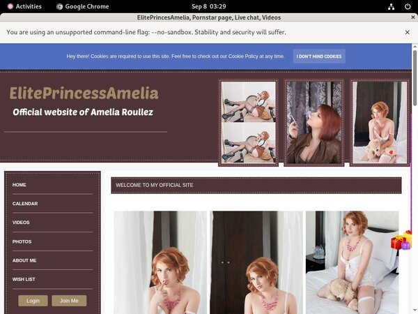 Password ElitePrincesAmelia Free