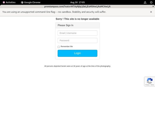 Premium Pass Valid Password