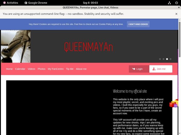 Queenmayan.modelcentro.com Trial Membership $1