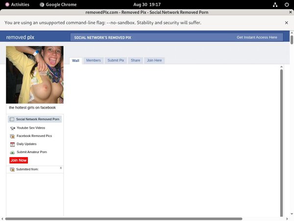 Removed Pix Hacked Accounts