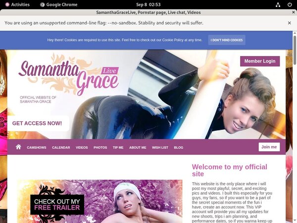 SamanthaGraceLive Full Free