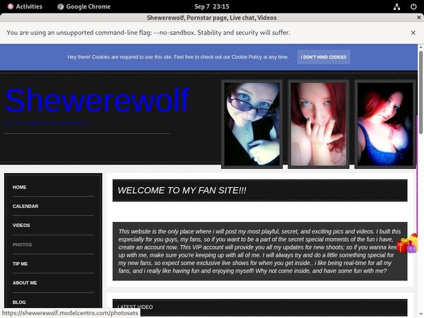 Shewerewolf.modelcentro.com New Porn