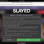 Slayed Valid Password