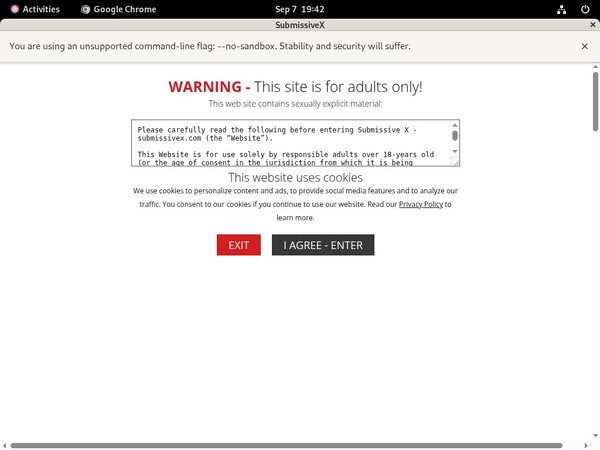 Submissivex Discounted Membership