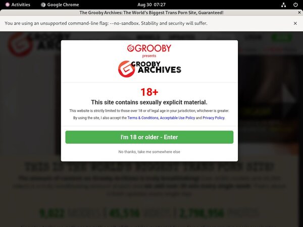 The Grooby Archives Alternative Payment