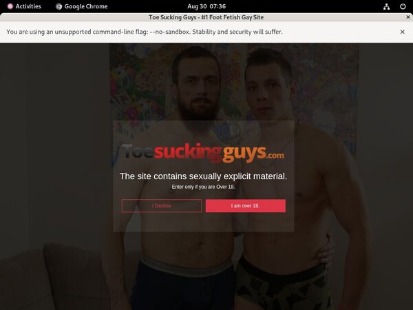 Toesuckingguys.com Free Entry