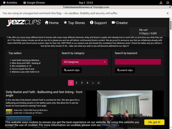 Toiletslaveanddommes Checkout
