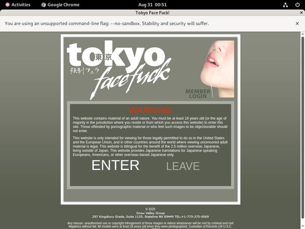 Tokyo Face Fuck Scene