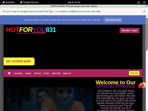 Username And Password For HotForYou831