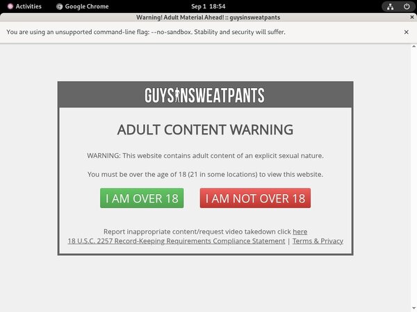 Watch Guysinsweatpants.com