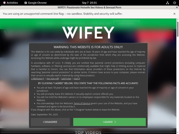 Wifey Home Page