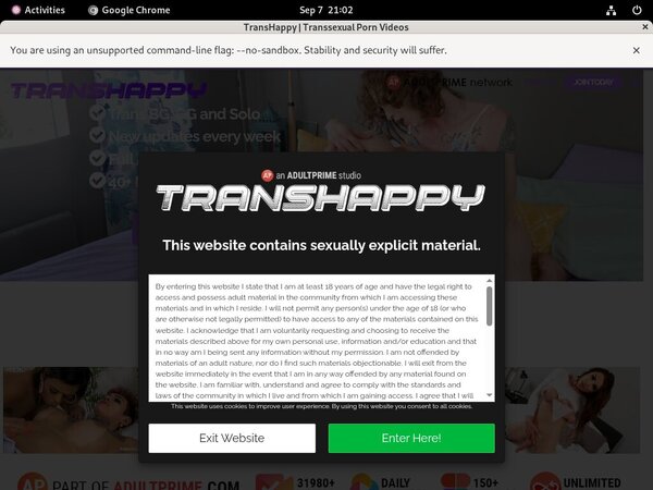Working Transhappy.com Pass