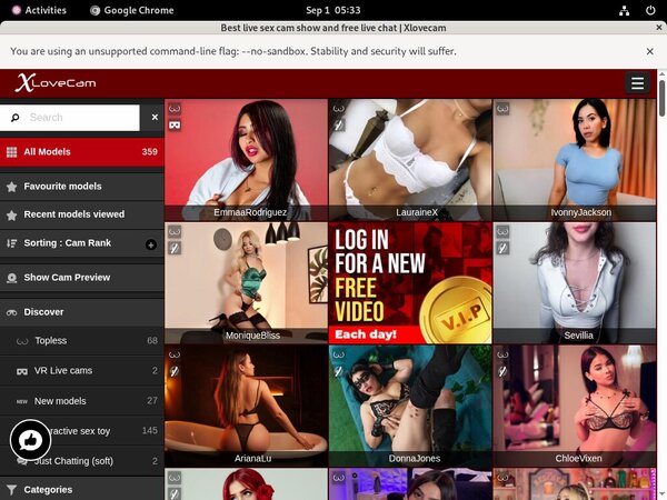 X Love Cam Discount Price